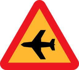 Airplane Roadsign