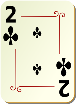 Ornamental Deck 2 Of Clubs