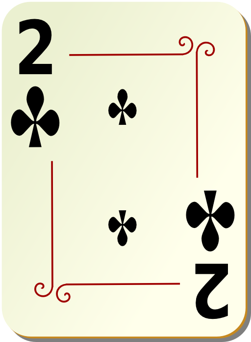 Ornamental Deck 2 Of Clubs