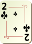 Ornamental Deck 2 Of Clubs