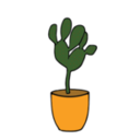 download Cactus Plants 001 clipart image with 0 hue color
