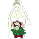 download Bride clipart image with 45 hue color