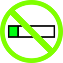 download No Smoking clipart image with 90 hue color