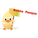 download Chick clipart image with 0 hue color