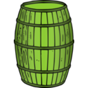 download Barrel Rendered clipart image with 45 hue color