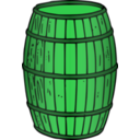 download Barrel Rendered clipart image with 90 hue color