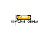 download Danger High Voltage Overhead clipart image with 45 hue color