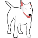download Bullterrier clipart image with 0 hue color
