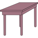 download Student Desk clipart image with 315 hue color