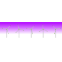 download 5 Wind Turbines clipart image with 90 hue color