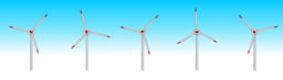 5 Wind Turbines