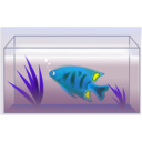 download Fish clipart image with 180 hue color