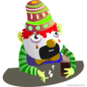 download Payaso Triste clipart image with 45 hue color