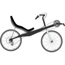 download Recumbent Bike clipart image with 180 hue color