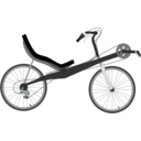 download Recumbent Bike clipart image with 270 hue color