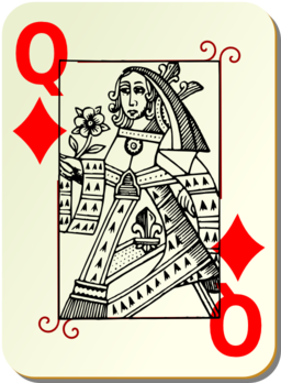 Guyenne Deck Queen Of Diamonds