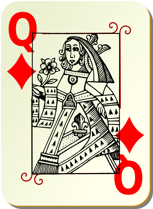 Guyenne Deck Queen Of Diamonds