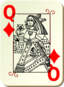 Guyenne Deck Queen Of Diamonds