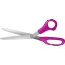download Scissors Open V2 clipart image with 315 hue color