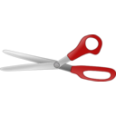 download Scissors Open V2 clipart image with 0 hue color