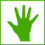 Eco Green Hand Icon