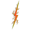 download Bolt2 clipart image with 180 hue color