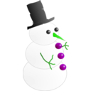 download Snow Man Hombre De Nieve clipart image with 90 hue color