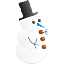 download Snow Man Hombre De Nieve clipart image with 180 hue color