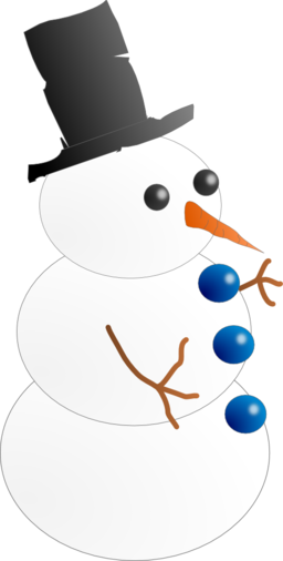 Snow Man Hombre De Nieve