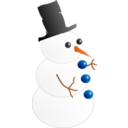 download Snow Man Hombre De Nieve clipart image with 0 hue color