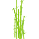 download Bamboo clipart image with 0 hue color