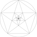 download Penta Gons And Grams clipart image with 180 hue color