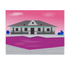 download Poolside Villa clipart image with 135 hue color