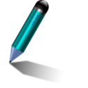 download Pencil clipart image with 180 hue color