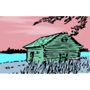 download Autumn Barn clipart image with 135 hue color