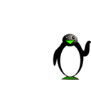 download Penguin clipart image with 45 hue color