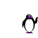 download Penguin clipart image with 225 hue color