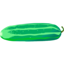 download Cucumber clipart image with 45 hue color