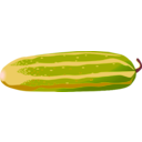 download Cucumber clipart image with 315 hue color