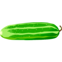 download Cucumber clipart image with 0 hue color