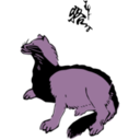 download Mujina Japanese Badger clipart image with 270 hue color