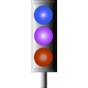 download Traffic Lights clipart image with 225 hue color