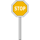 download Stop Sign clipart image with 45 hue color