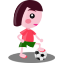 download Sport Girl clipart image with 315 hue color