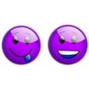 download Smiley clipart image with 225 hue color