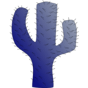 download Cactus clipart image with 135 hue color