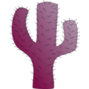 download Cactus clipart image with 225 hue color