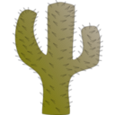 download Cactus clipart image with 315 hue color