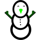 download Snowman clipart image with 90 hue color