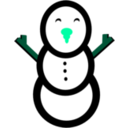 download Snowman clipart image with 135 hue color